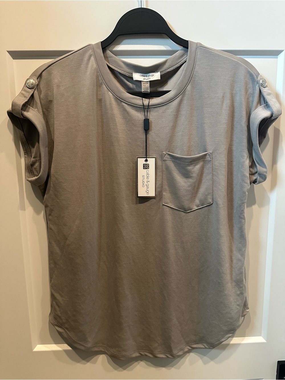 NWT cable & gauge top sz small